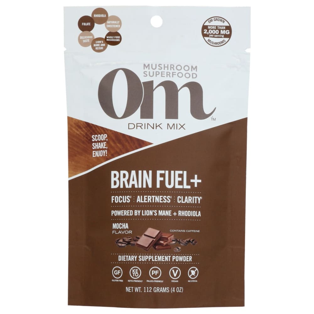 Om: Brain+ Fuel Mocha (4.00 OZ) - Vitamins & Supplements > Miscellaneous Supplements - Om