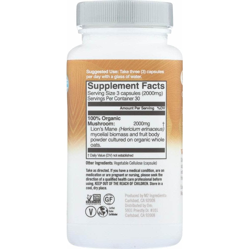 Om Om Mushroom Superfood Lion'S Mane, 90 Cp