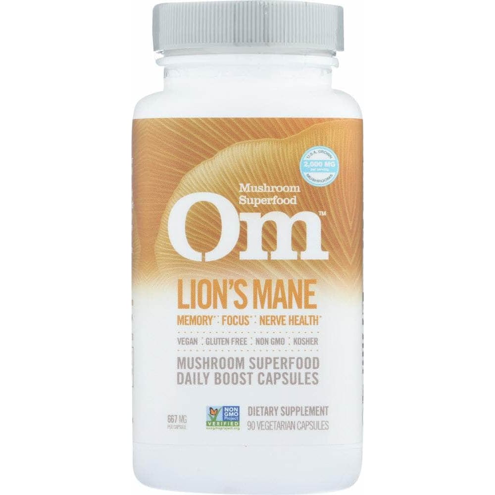 Om Om Mushroom Superfood Lion'S Mane, 90 Cp