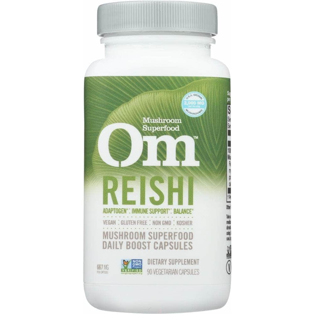 Om Om Mushroom Superfood Reishi, 90 Cp