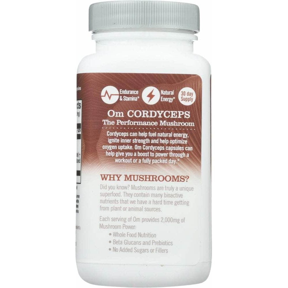 Om Om Mushroom Superfoods Cordyceps Dietary Supplements, 90 Cp