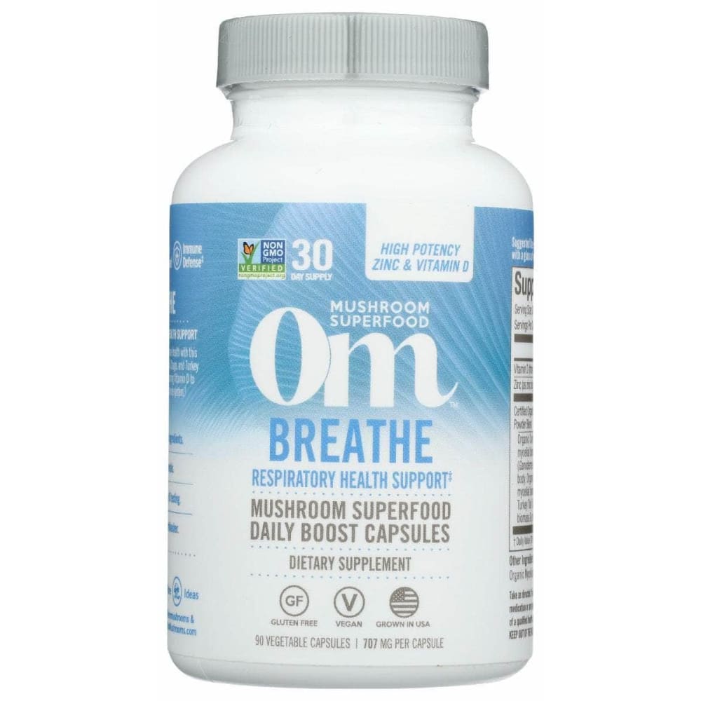 OM MUSHROOMS Om Mushrooms Breathe Cp, 90 Cp