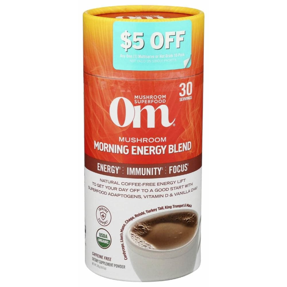 OM MUSHROOMS Vitamins & Supplements > Miscellaneous Supplements OM MUSHROOMS Morning Energy Blend, 240 gm
