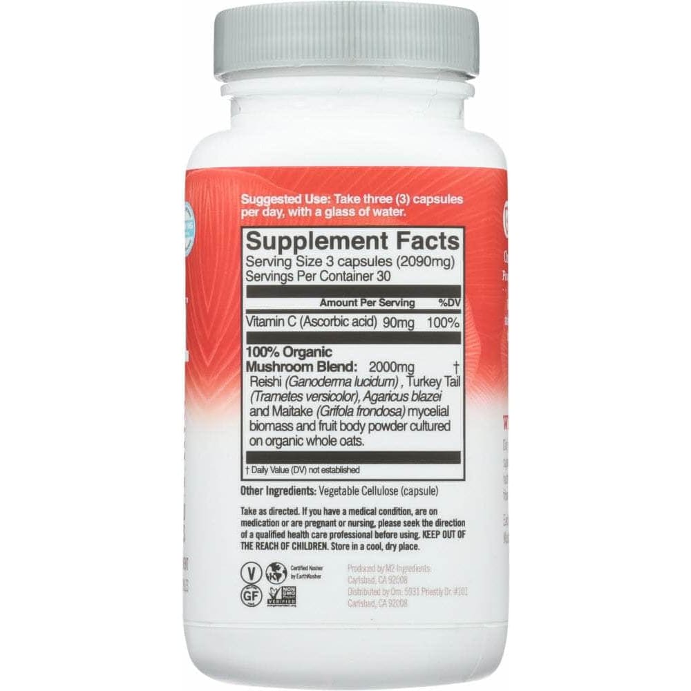 OM ORGANIC MUSHROOM NUTRITION Om Organic Mushroom Nutrition Capsule Immune Defense, 90 Cp