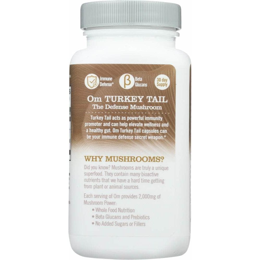 OM ORGANIC MUSHROOM NUTRITION Om Organic Mushroom Nutrition Capsule Turkey Tail, 90 Cp