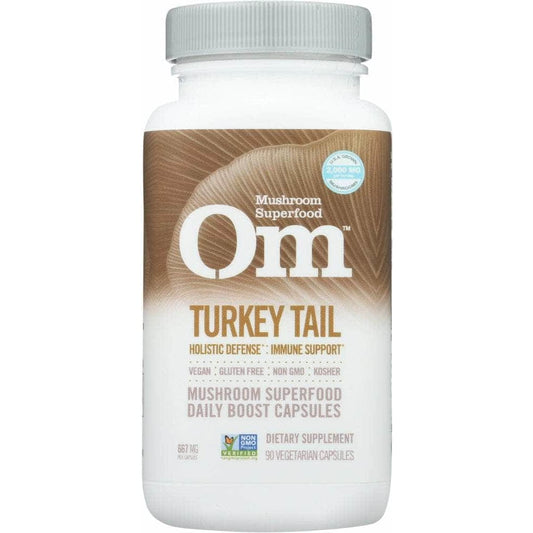OM ORGANIC MUSHROOM NUTRITION Om Organic Mushroom Nutrition Capsule Turkey Tail, 90 Cp