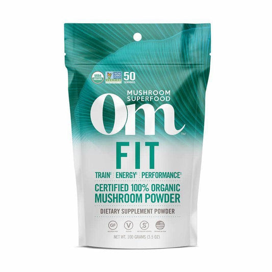 OM ORGANIC MUSHROOM NUTRITION Om Organic Mushroom Nutrition Om Fit Mushroom Superfood Powder, 100 Gm
