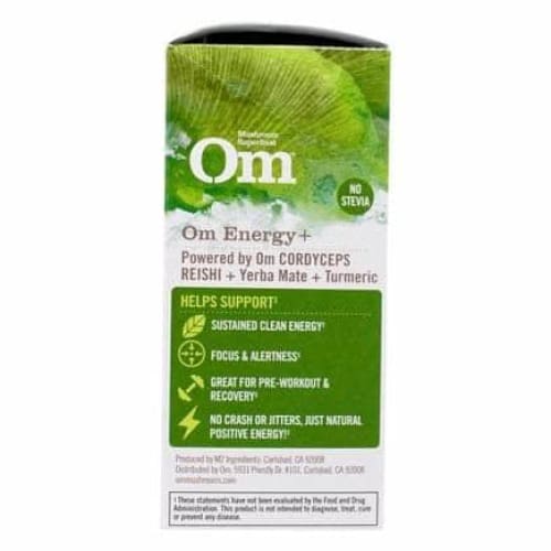 Om Organic Mushroom Nutrition Om Organic Mushroom Nutrition Lemon Lime Drink Stick, 2.2 oz