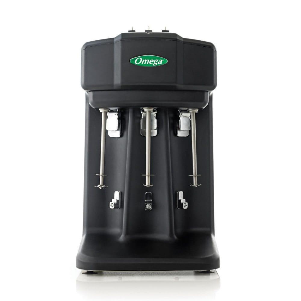 Omega Commercial Milkshake/Drink Mixer, Triple Spindle M3000 ShelHealth