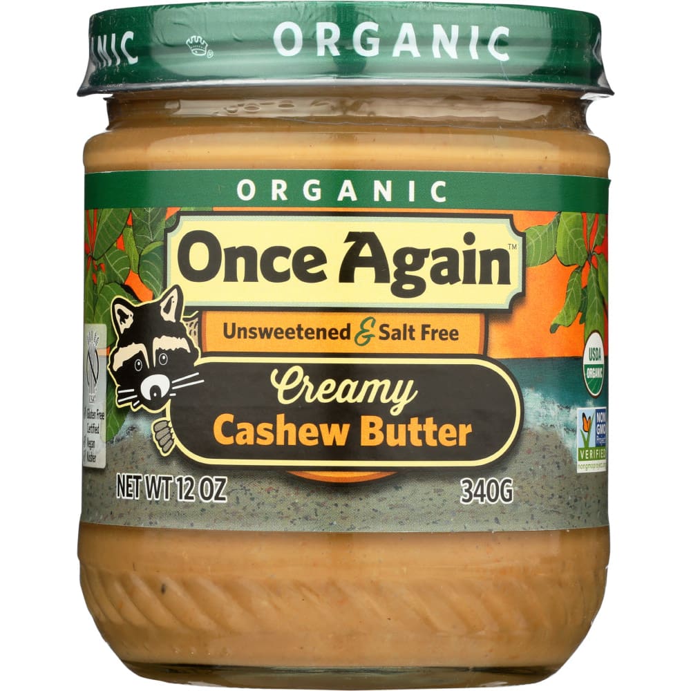 ONCE AGAIN: Organic Creamy Cashew Butter 12 oz (Pack of 2) - Nut Butter Other & Multi - ONCE AGAIN