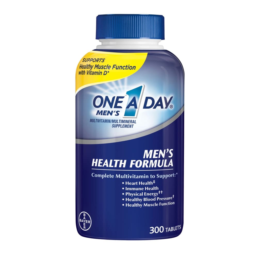One A Day Men’s Multivitamin Tablets 300 ct. - Home/Health & Beauty/Vitamins & Supplements/Men’s Vitamins/ - One A Day