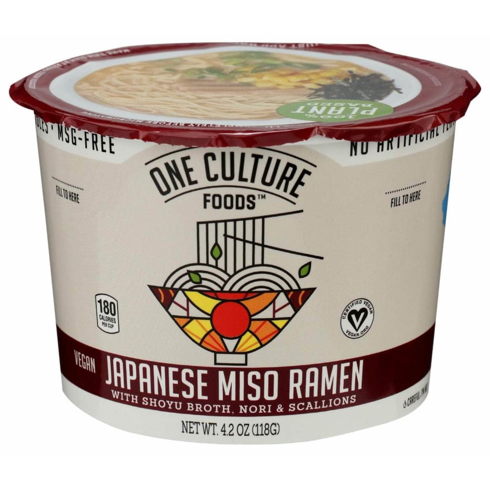 ONE CULTURE FOODS ONE CULTURE FOODS Japanese Miso Ramen, 4.2 oz