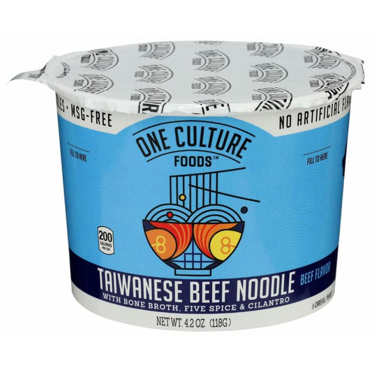 ONE CULTURE FOODS ONE CULTURE FOODS Taiwanese Beef Noodle, 4.2 oz