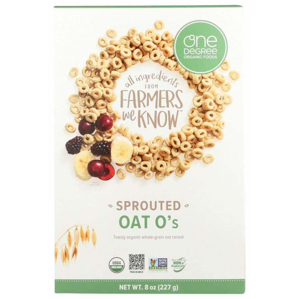ONE DEGREE ONE DEGREE Cereal Veg Sprtd Oat O, 8 oz