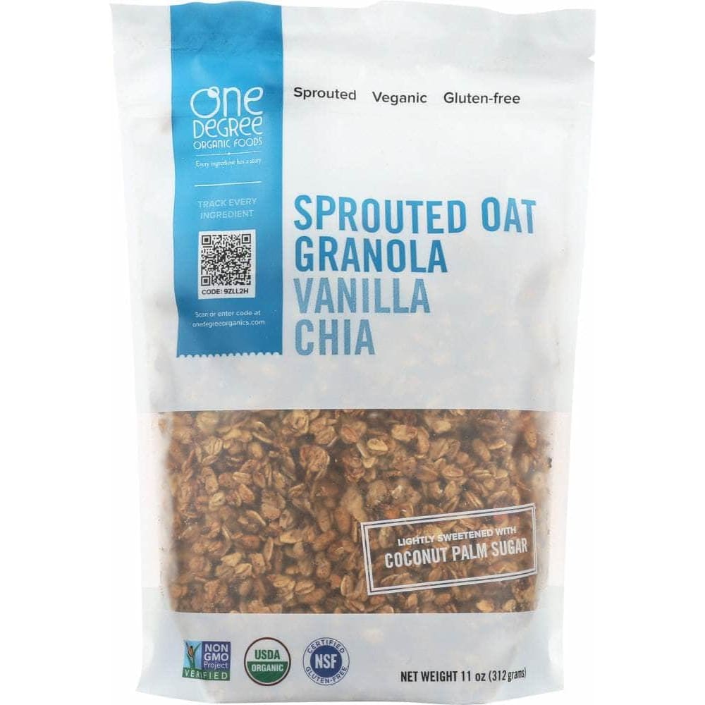 One Degree One Degree Sprouted Oat Granola Vanilla Chia, 11 oz