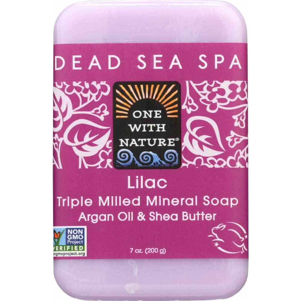 ONE WITH NATURE One With Nature Lilac Dead Sea Mineral Soap, 7 Oz