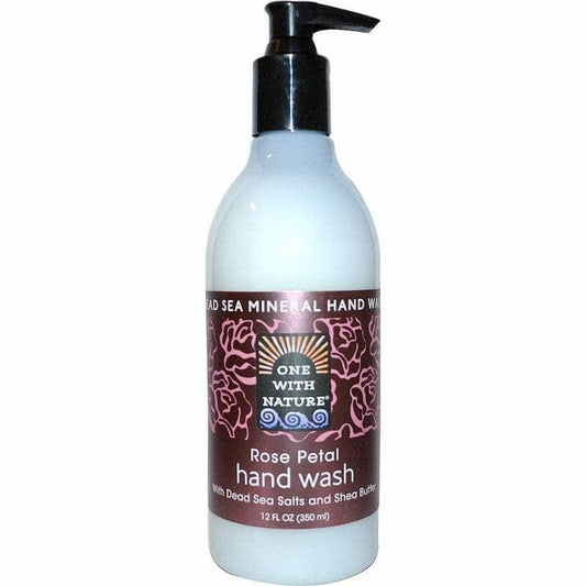 ONE WITH NATURE One With Nature Rose Petal Hand Wash With Dead Sea Minerals, 12 Fl Oz