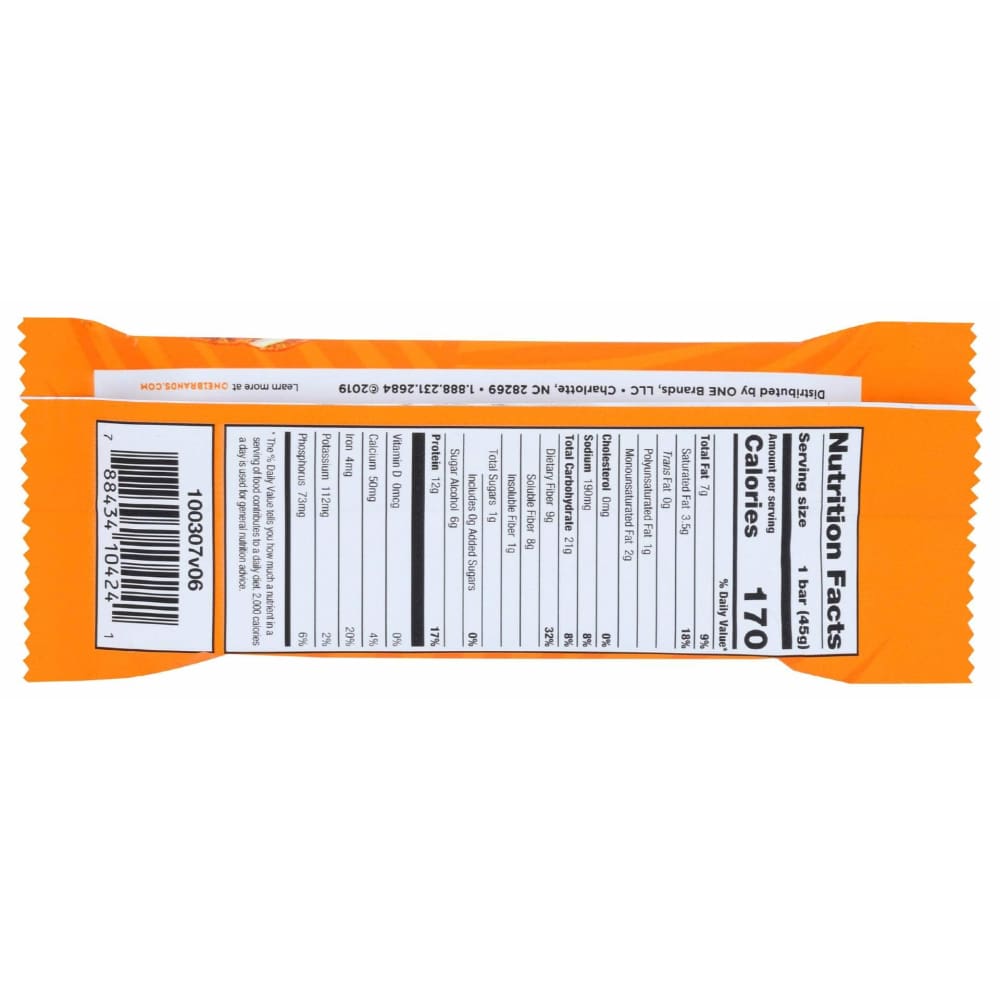 ONEBAR Onebar Bar Plnt Bsd Carrot Cake, 45 Gm