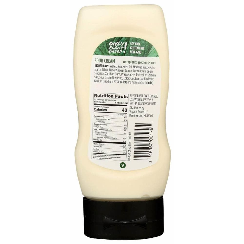 ONLY PLANT BASED Only Plant Based Sour Cream Plnt Bsd, 11 Oz