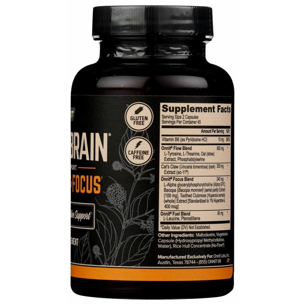 ONNIT Vitamins & Supplements > Miscellaneous Supplements ONNIT: Alpha Brain Cp, 90 cp