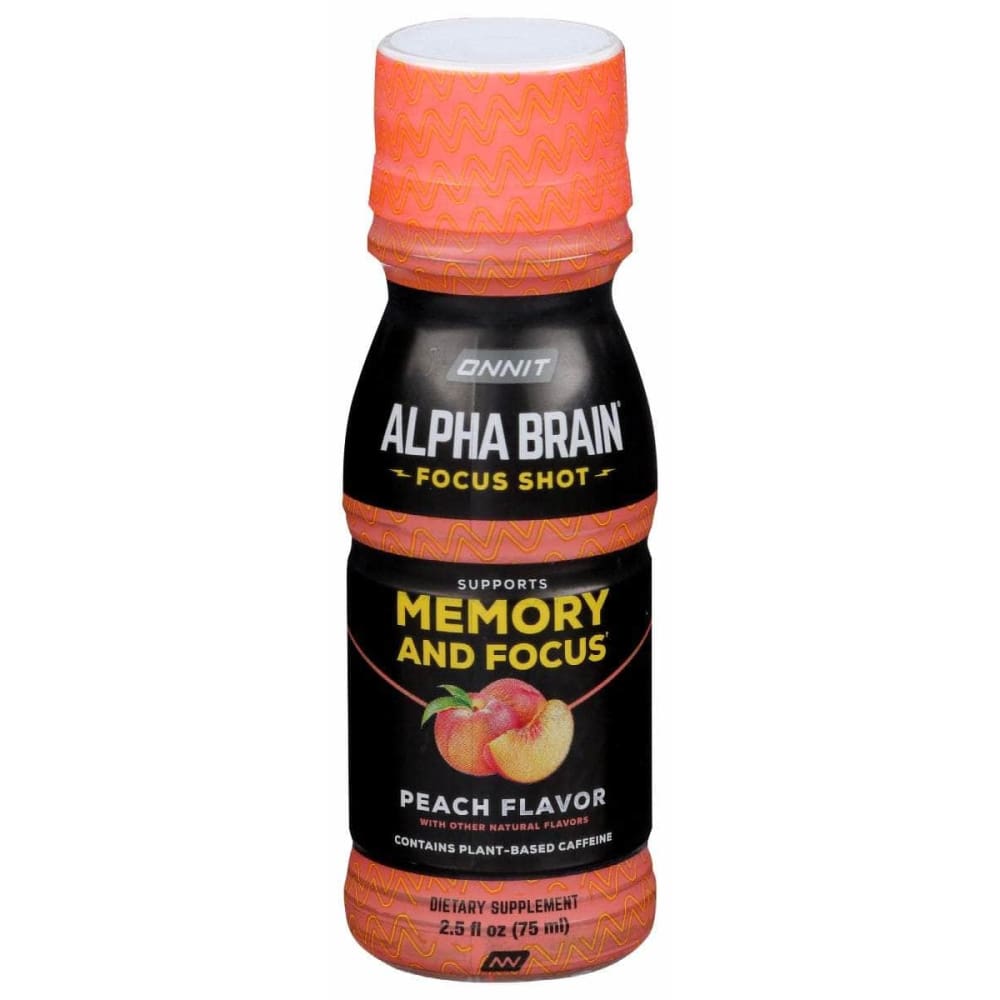 ONNIT Vitamins & Supplements > Vitamins & Minerals ONNIT: Alpha Brain Focus Shot Peach, 2.5 oz