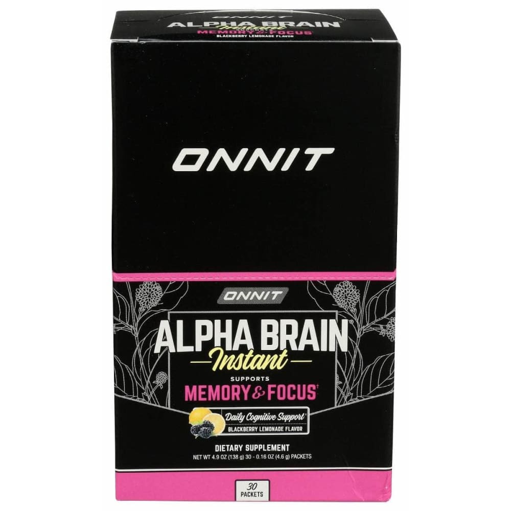 ONNIT Vitamins & Supplements > Miscellaneous Supplements ONNIT: Brain 30Pkt Blackberry, 30 bx