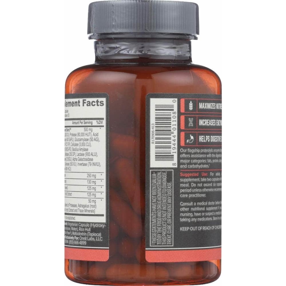 ONNIT Vitamins & Supplements > Digestive Supplements ONNIT: Digestech Capsule, 60 cp