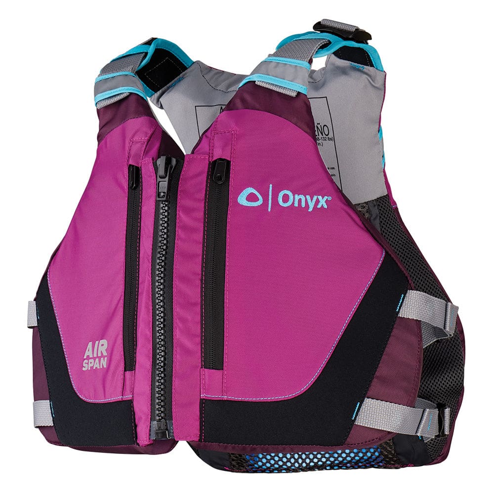 Onyx Airspan Breeze Life Jacket - XS/ SM - Purple - Paddlesports | Life Vests,Marine Safety | Personal Flotation Devices - Onyx Outdoor