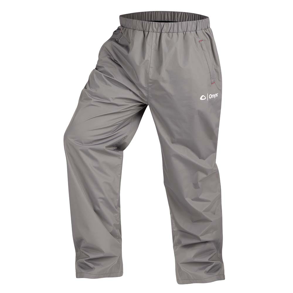 Onyx Essential Rain Pant - X-Large - Grey - Outdoor | Foul Weather Gear - Onyx Outdoor