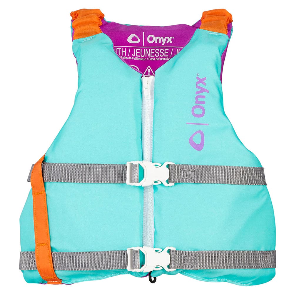Onyx Youth Universal Paddle Vest - Aqua - Marine Safety | Personal Flotation Devices - Onyx Outdoor