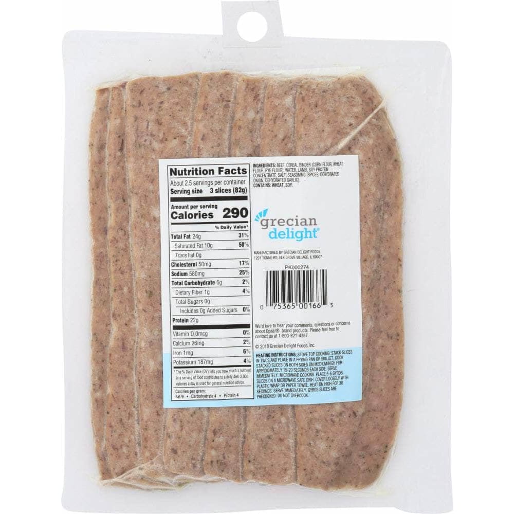 Opaa! Opaa Pre-Cooked Gyro Slices, 7.2 oz