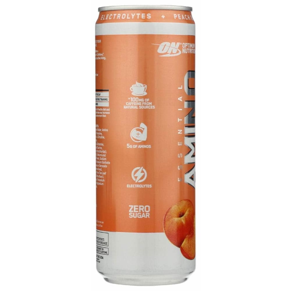 OPTIMUM NUTRITION Grocery > Beverages > Energy Drinks OPTIMUM NUTRITION: Amino Energy Rtd Peach, 12 fo