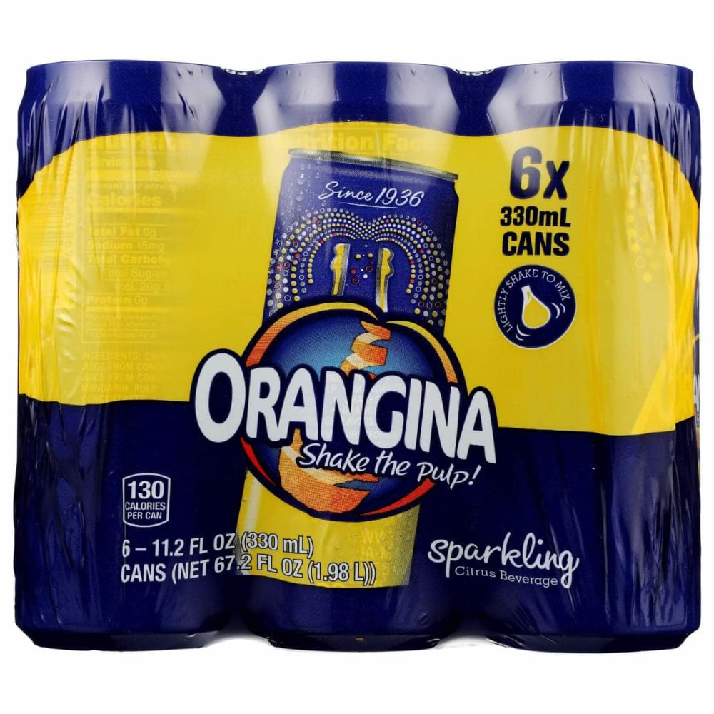 ORANGINA Grocery > Beverages > Juices ORANGINA: Orangina 11.2Fo 6Pk Cans, 67.2 fo