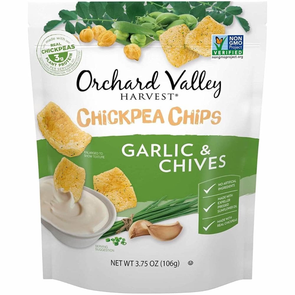 ORCHARD VALLEY HARVEST Orchard Valley Harvest Chip Chckpea Garlic Chive, 3.75 Oz