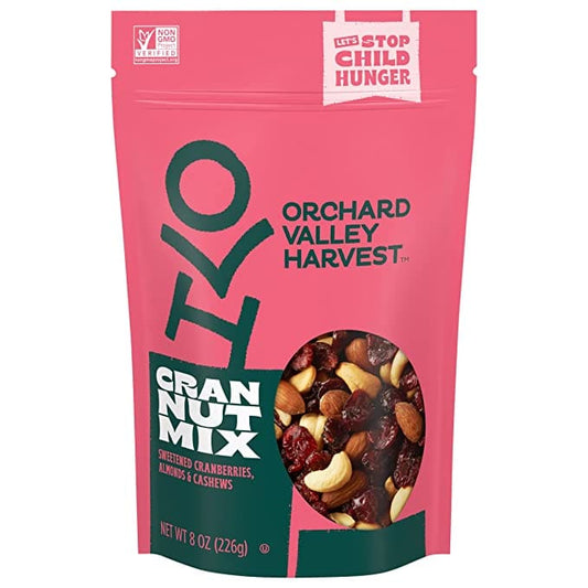 ORCHARD VALLEY HARVEST: Mix Trail Cran Nut 8 oz (Pack of 4) - Beverages > Coffee Tea & Hot Cocoa > Trail Mix - ORCHARD VALLEY HARVEST