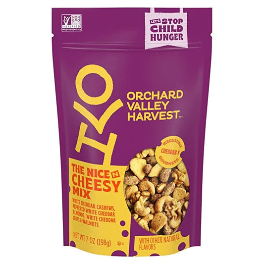 ORCHARD VALLEY HARVEST: Mix Trail Nice & Cheesy 7 oz (Pack of 4) - Beverages > Coffee Tea & Hot Cocoa > Trail Mix - ORCHARD VALLEY HARVEST