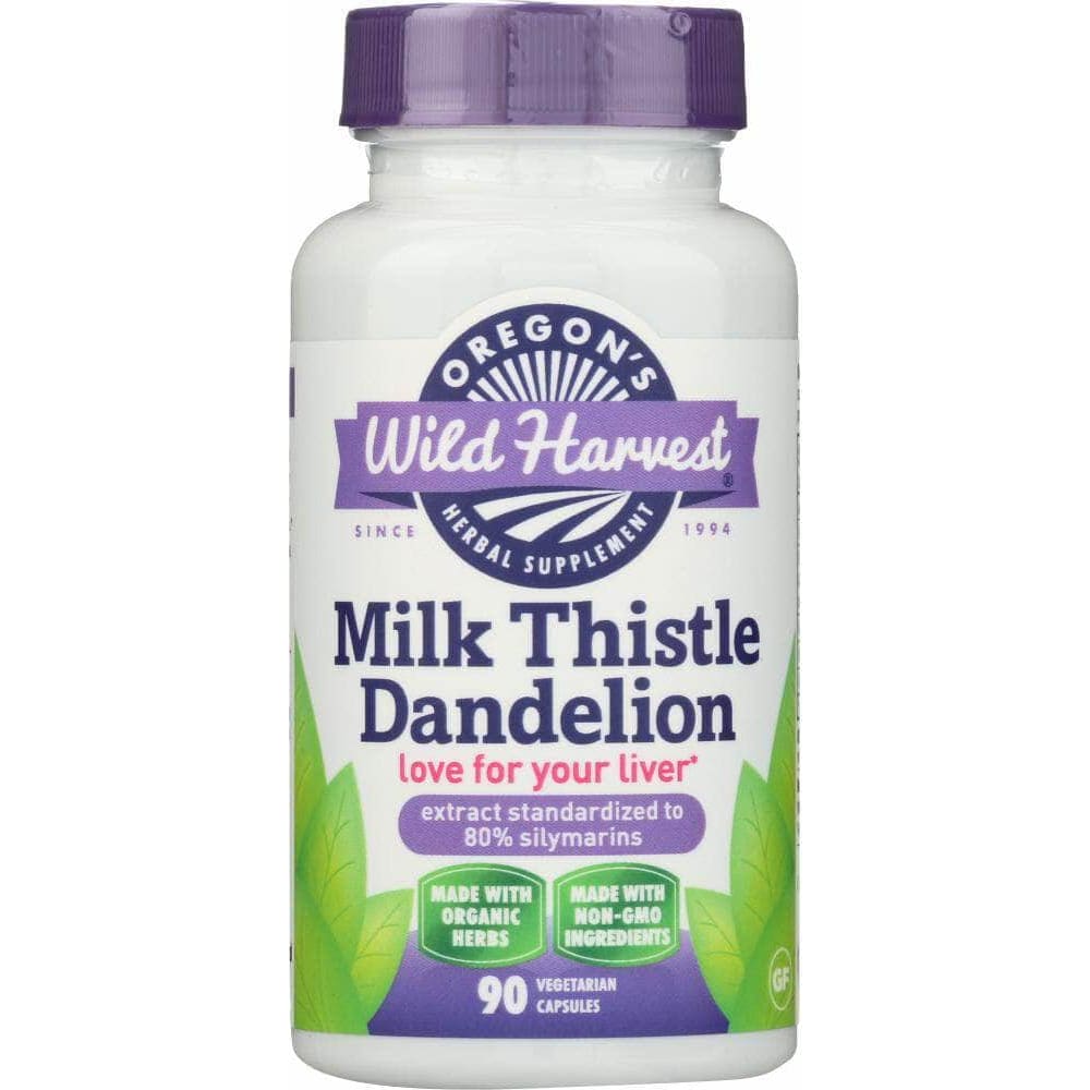 OREGONS WILD HARVEST Oregons Wild Harvest Milk Thistle Dandelion, 90 Cp