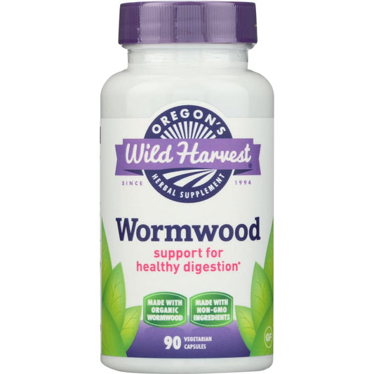 OREGONS WILD HARVEST: Wormwood Organic 90 cp (Pack of 3) - Health & Medicine > HERBAL SINGLES OTHER - OREGONS WILD HARVEST