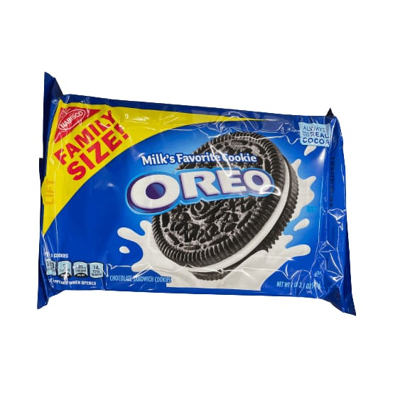 Oreo OREO Chocolate Sandwich Cookies, Family Size, 19.1 oz