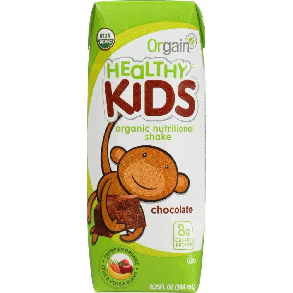 Orgain Orgain Healthy Kids Organic Nutritional Shake Chocolate, 8.25 oz
