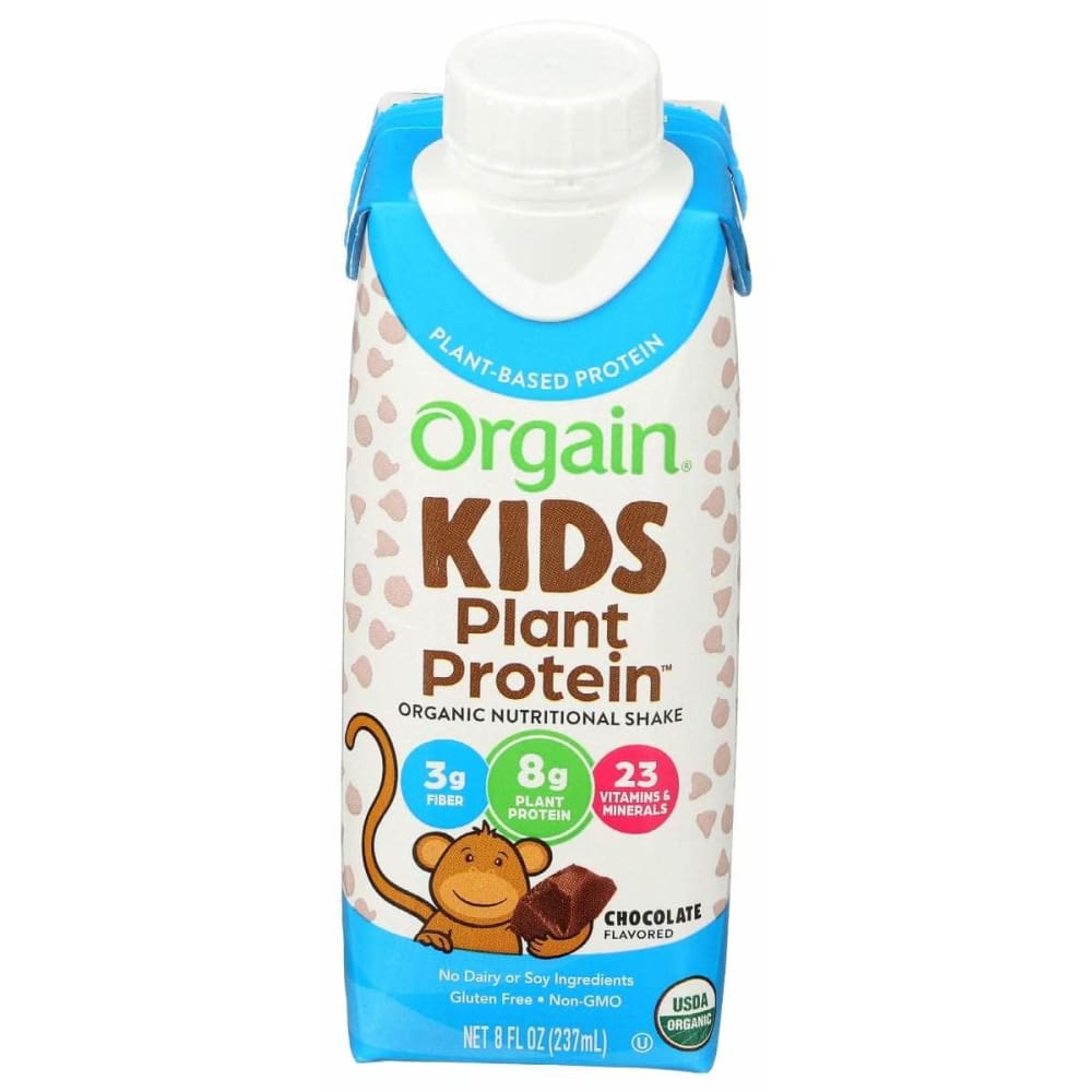 ORGAIN Orgain Kids Plant Protein Shake Chocolate, 8 Fo