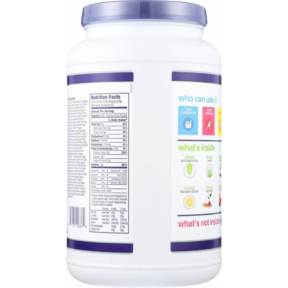 ORGAIN Orgain Organic Meal All-In-One Nutrition Creamy Chocolate Fudge, 2.01 Lb