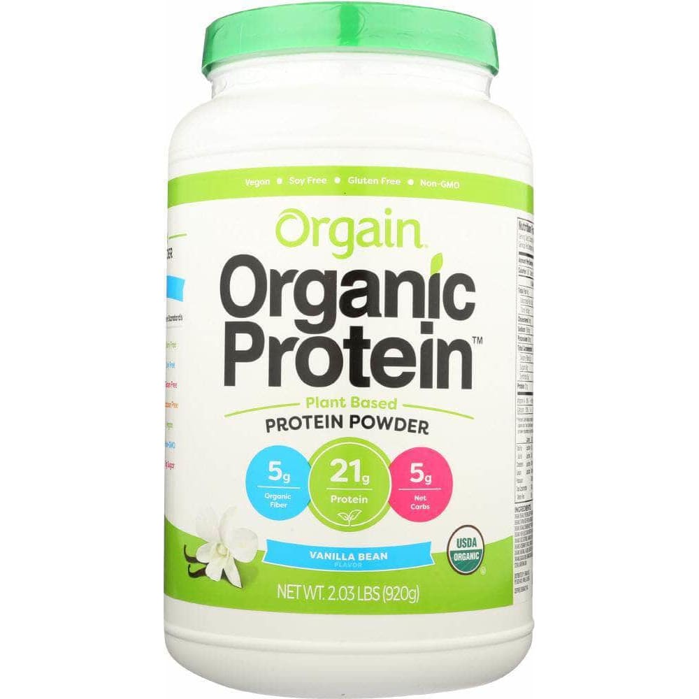ORGAIN Orgain Organic Protein Plant Based Powder Sweet Vanilla Bean, 2.03 Lb