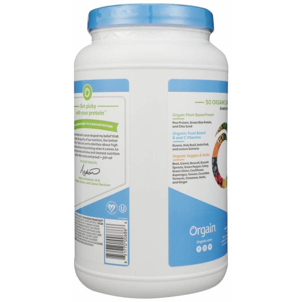 Orgain Orgain Organic Protein & Superfoods Creamy Chocolate Fudge Powder, 2.02 Lb