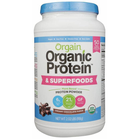 Orgain Orgain Organic Protein & Superfoods Creamy Chocolate Fudge Powder, 2.02 Lb