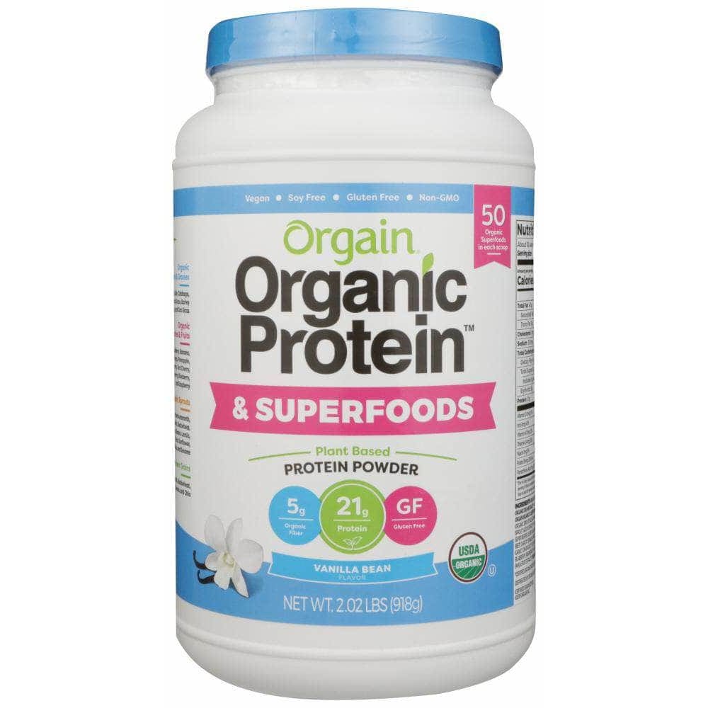 Orgain Orgain Organic Protein & Superfoods Vanilla Bean Powder, 2.02 Lb