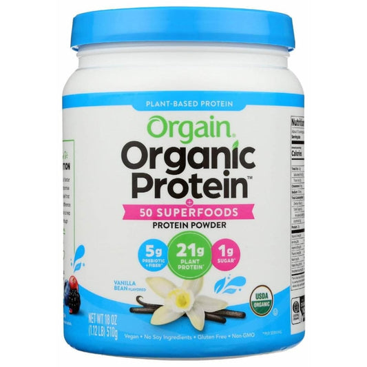 ORGAIN Orgain Powder Sprfd Plnt Van Bn, 1.12 Lb