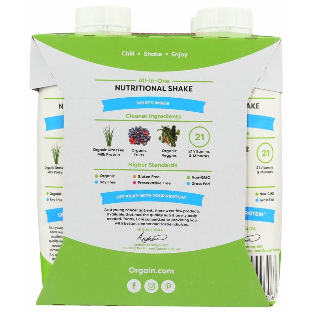 ORGAIN Orgain Protein Rtd Strwbry 4Pk, 44 Fo