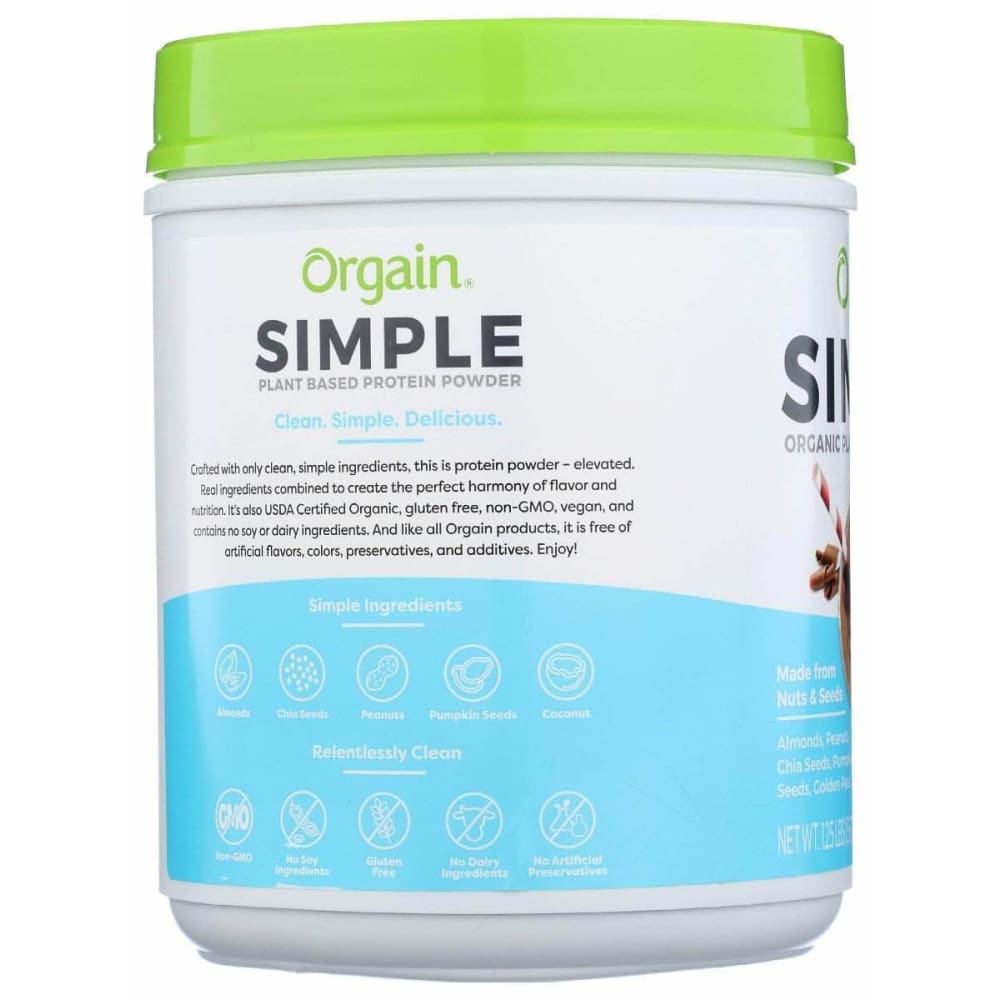 ORGAIN Orgain Protein Simple Pwdr Choc, 1.25 Lb