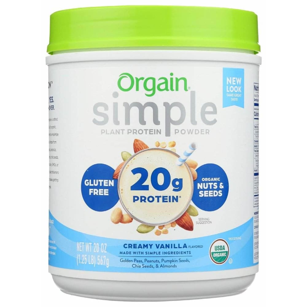 ORGAIN Orgain Protein Simple Pwdr Vnla, 1.25 Lb
